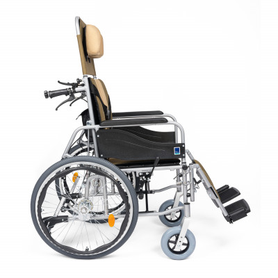 Wózek inwalidzki aluminiowy stabilizujący plecy i głowę STABLE-TIM