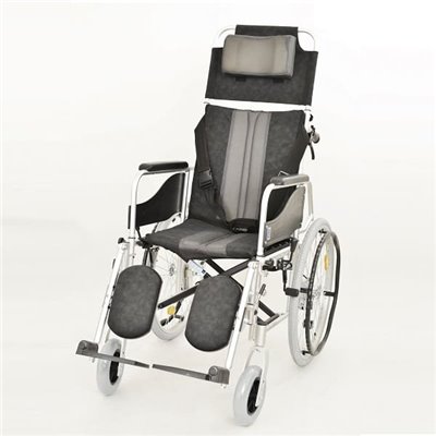 Wózek inwalidzki aluminiowy stabilizujący plecy i głowę ALH008