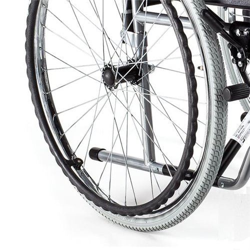 Wózek inwalidzki stalowy BASIC H011B