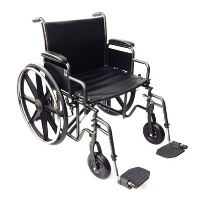 Wózek inwalidzki stalowy - wzmocniony K7