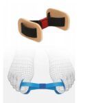 Pas do ćwiczeń z opaskami na nadgarstki i stopki, używany do treningu siłowego i rehabilitacji.