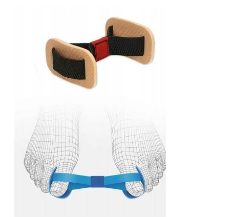 Pas do ćwiczeń z opaskami na nadgarstki i stopki, używany do treningu siłowego i rehabilitacji.