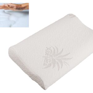 Poduszka z pianki memory z logo palmy, miękka i oddychająca, idealna do relaksu i snu.