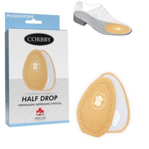 Półwkładki skórzane z pelotą