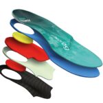 Wielowarstwowa wkładka ortopedyczna z różnymi warstwami i materiałami, w tym pianką, pianką żelową i elastycznym mate