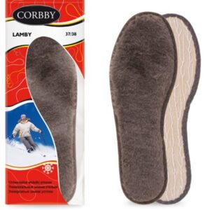 Uniwersalne wkładki zimowe do butów, miękkie, szare, z antypoślizgową podeszwą, przeznaczone na zimę.