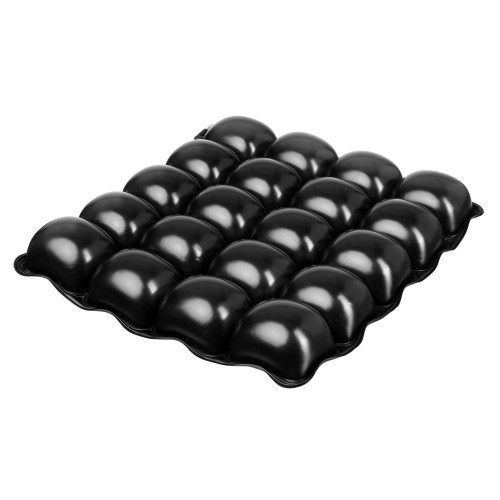 Czarna mata do ćwiczeń z 25 kulkami, ułożonymi w 5 rzędach po 5.