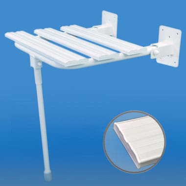 Podpórka łóżkowa z regulowanym uchwytem i podnóżkiem, przeznaczona do wsparcia podczas wstawania.