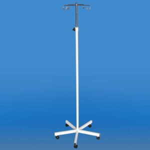 Stojak na kroplówki z 4 zawieszkami CORRADO - podstawa metalowa