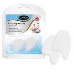 Gel separator do rehabilitacji i ćwiczeń mięśniowych, w opakowaniu z dwoma sztukami.