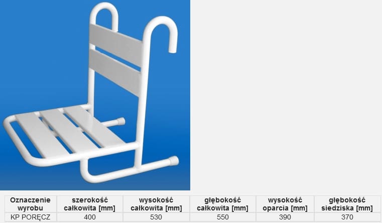 Stojak na książki z białymi metalowymi ramami i poziomymi półkami, ustawiony na niebieskim tle.