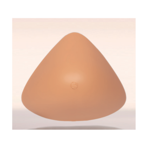 Trójkątny, brązowy przedmiot z małym logo na środku, przypominający lampę lub dekorację.